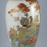 Japanese vase in Satsuma porcelain