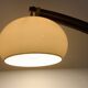 Adjustable and steerable wooden arch lamp lamp 1970