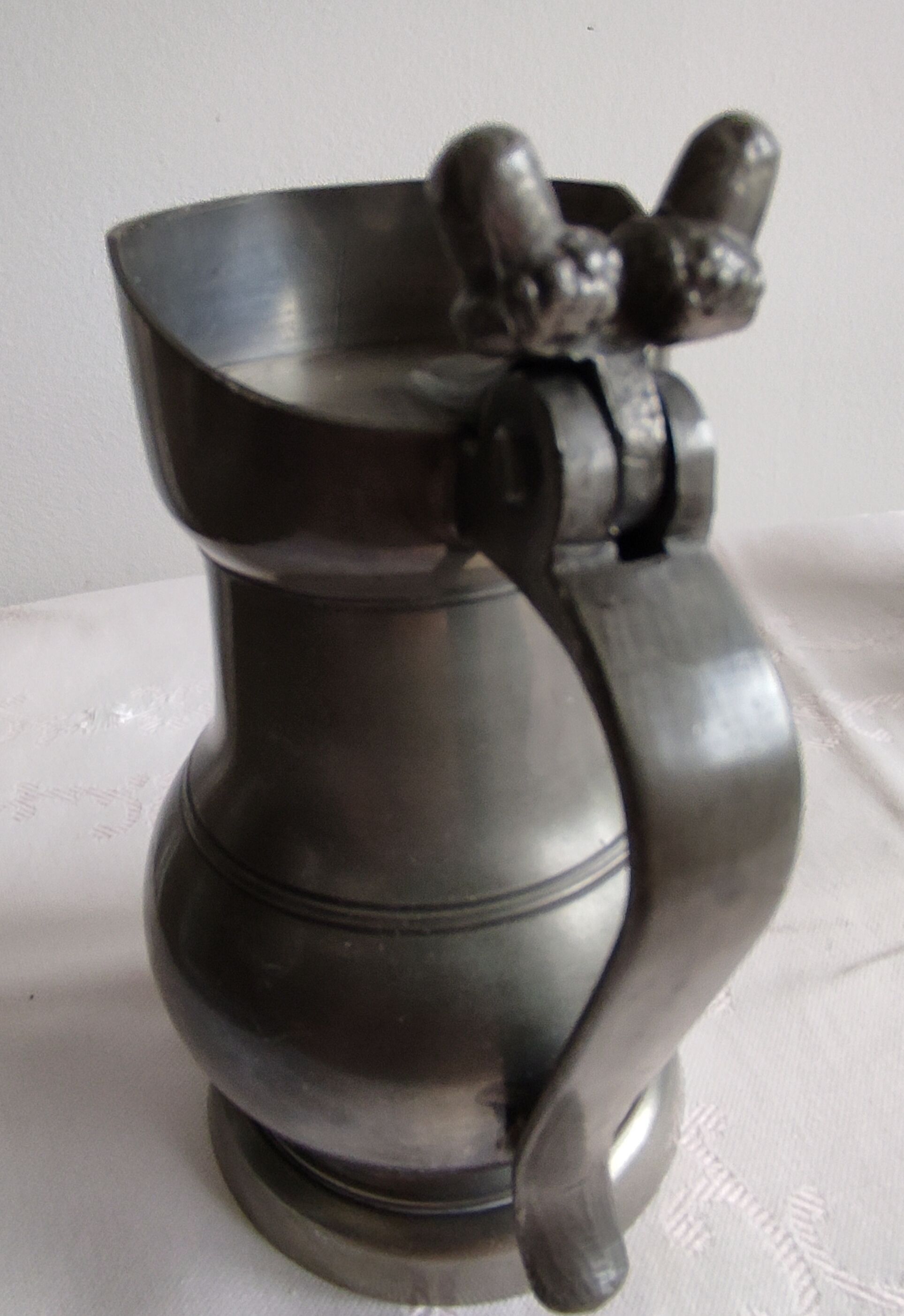 Louis Houzeau certified true tin pitcher