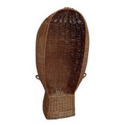 Cabine de plage osier rotin vintage fauteuil Emmanuelle