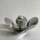 Vintage wall lamp in chromed metal France 1970