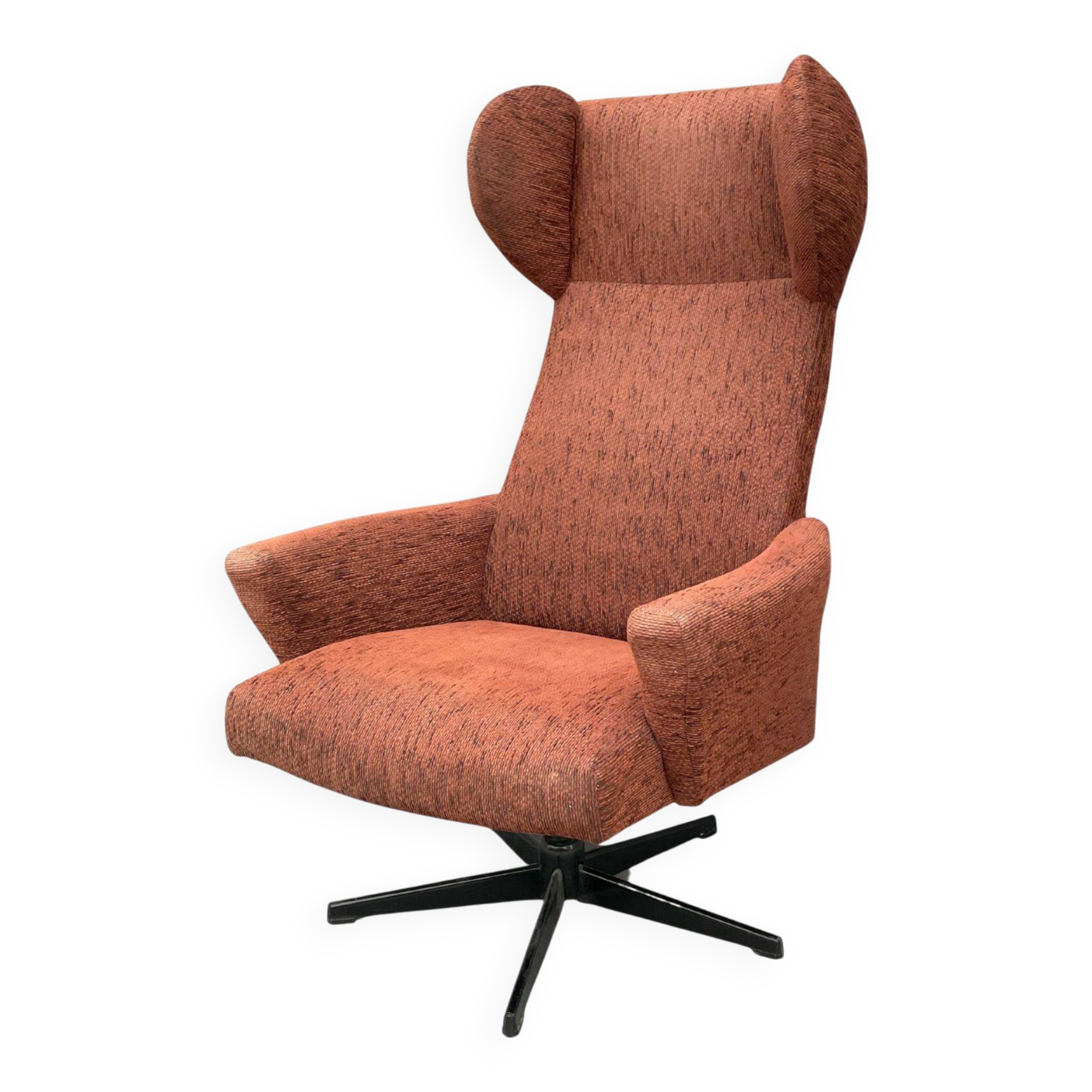 Fauteuil pivotant d'Europe de l'Est de Drevotvar, Tchécoslovaquie, années 1970