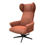 Fauteuil pivotant d'Europe de l'Est de Drevotvar, Tchécoslovaquie, années 1970