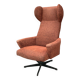 Swivel armchair from Eastern Europe by Drevotvar, Czechoslovakia, 1970s.