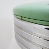 Paire de tabourets vintage style rétro des années 1950