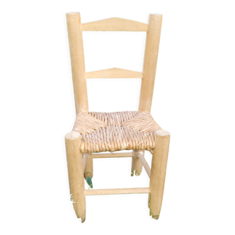 Handcrafted doll chair - vintage