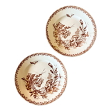 Assiettes terre de fer