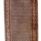 Tapis Vintage Seraband Indien en Laine (74cm x 301cm), Années 1970
