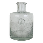 Vase verre bullé Biot vintage
