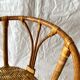 Chaise vintage pour enfant en bambou