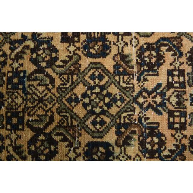 1970s Vintage Turkish Oushak Handmade Wool Runner 58x282