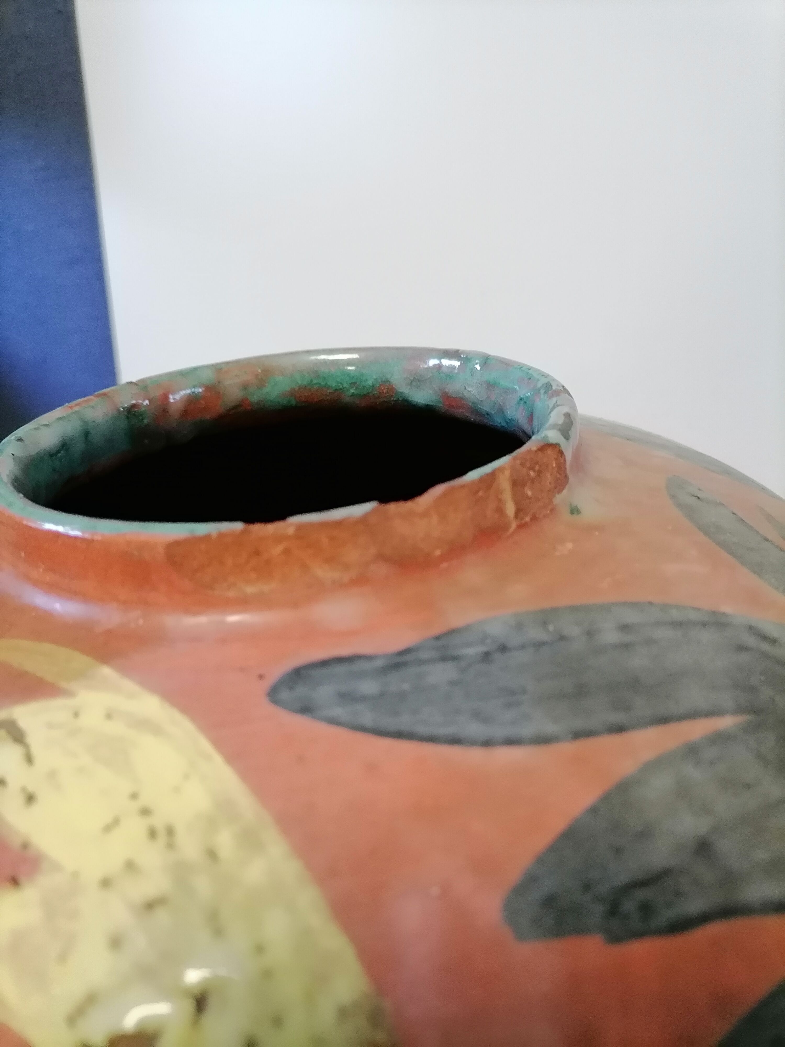 ceramic ball vase