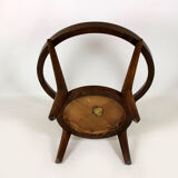 Round Coffee Table by Karel Koželka & Antonin Kropáček for Interier Praha, 1940s