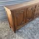 Picard enfilade in Louis XV style made of solid oak.