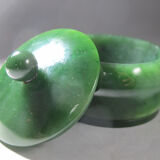 Boîte chinoise en jade vert