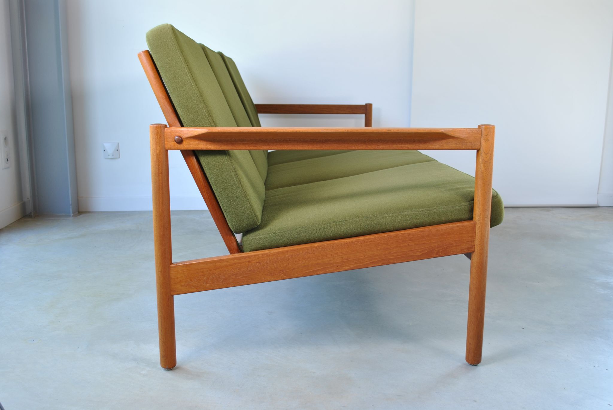 Danish sofa by Kai Kristiansen by Magnus Olesen for Domus Danica year 60