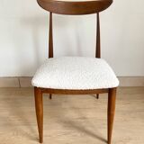 Series of 4 Scandinavian chairs from the 60s