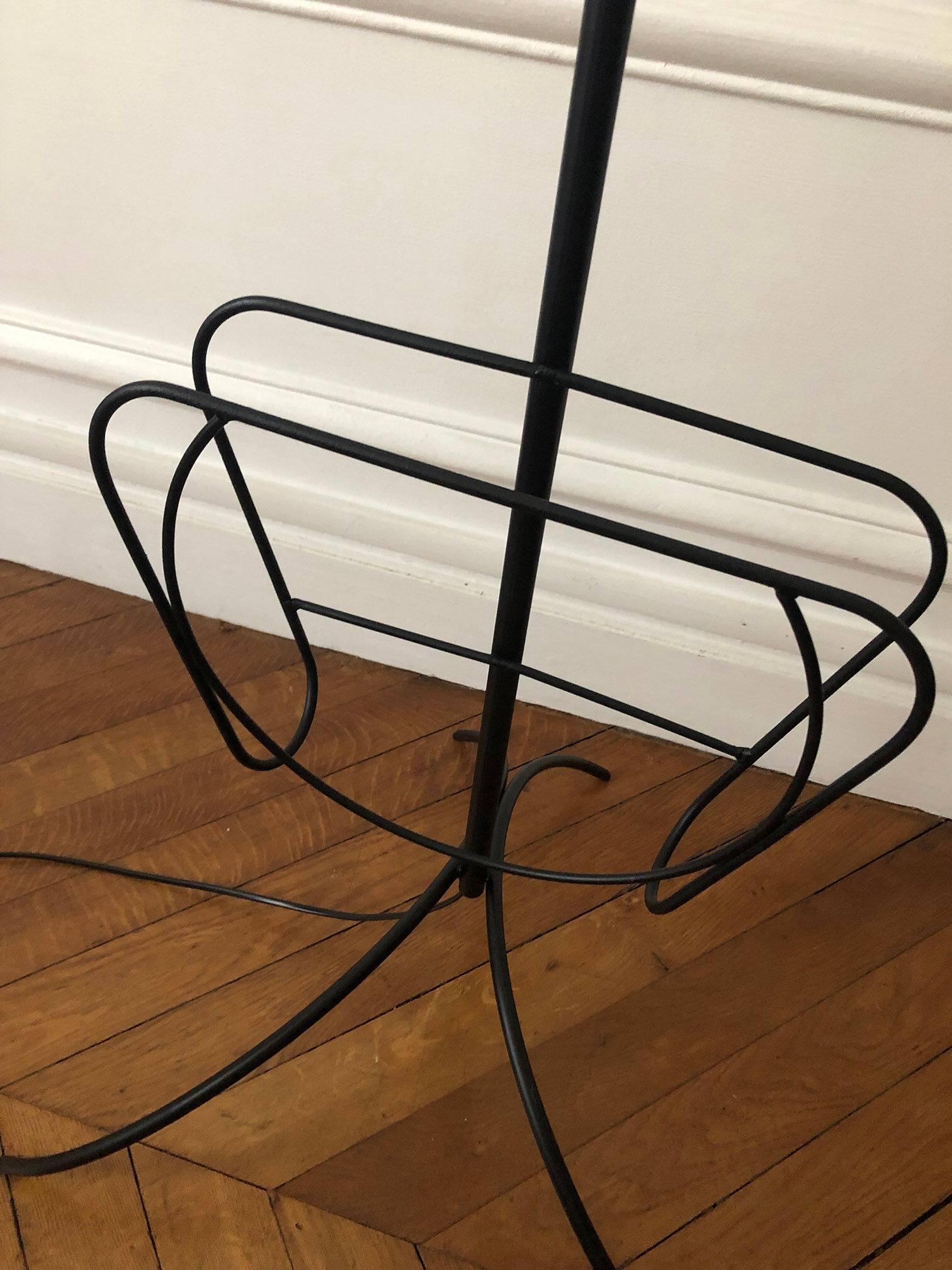 Floor lamp 1950-60 with review door and diabolo
