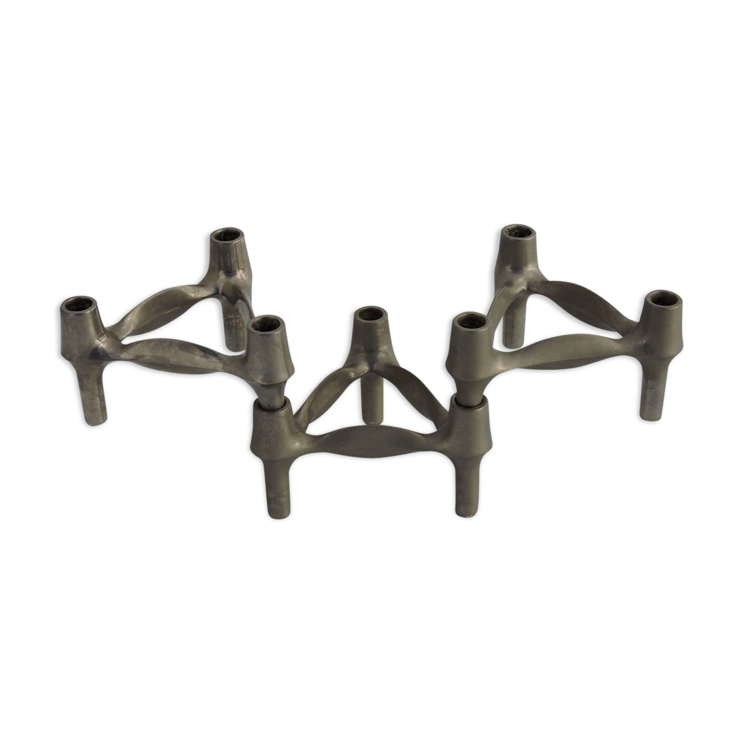 Swim vintage design stackable candlesticks