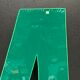 Old letter in metal and plexiglass, industrial decoration