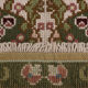 Tapis needlepoint traditionnel portugais zone de laine tapis beige vert65x135cm