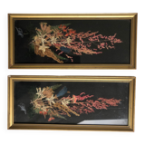 Natural flowers frame
