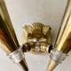 Double cone wall lamp plexiglas 1950