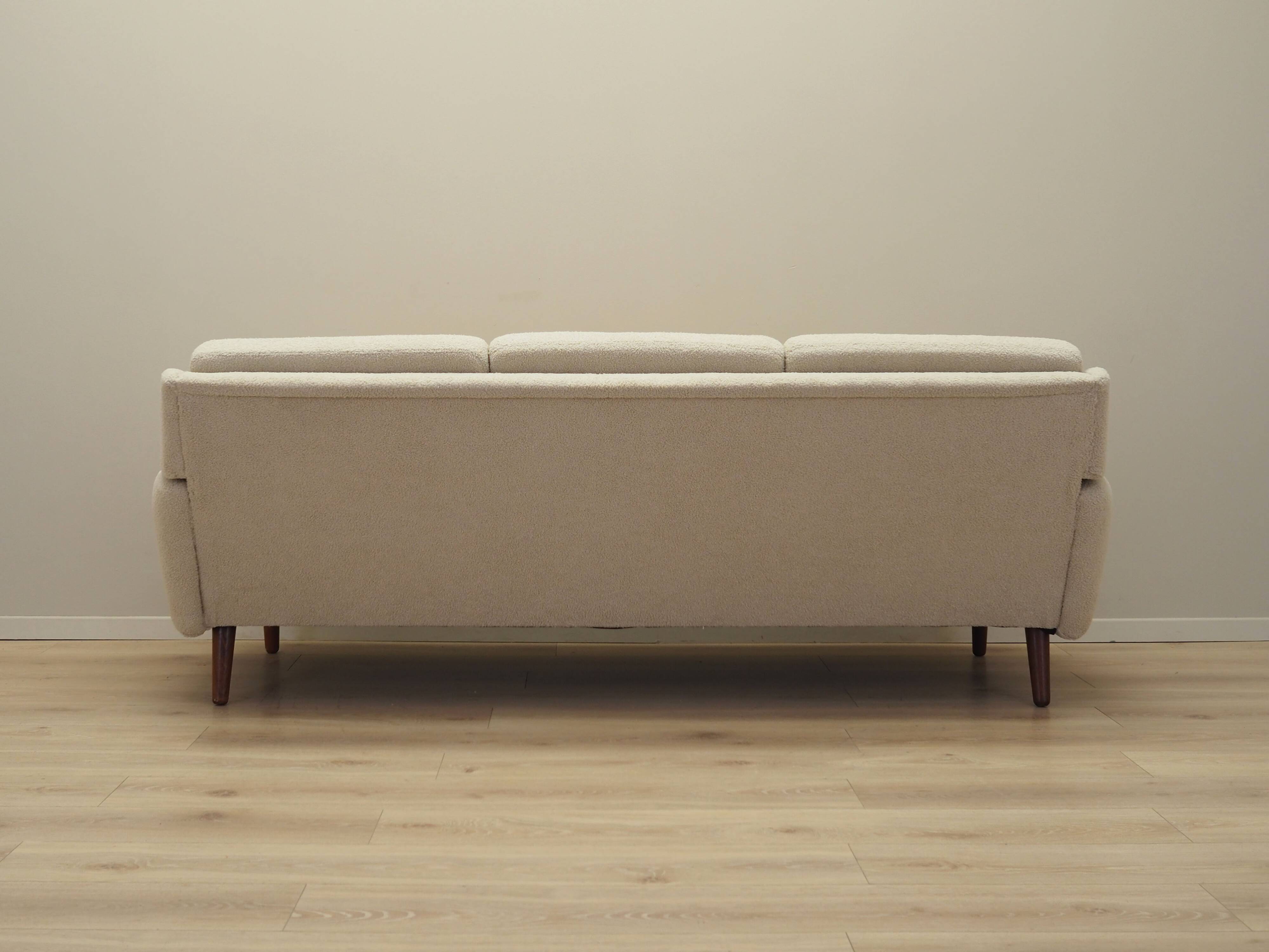 Cream sofa, Danish design, 1970s, production: Denmark