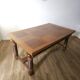 Oak dining table, DLG Charles Charles Dudouyt, 1950s