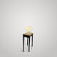 Vintage retro mushroom design desk lamp Murano Vistosi Mazzega...