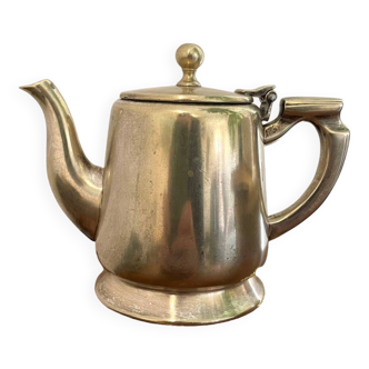 Small silver-plated teapot
