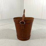 Leather waste paper basket 1960’s