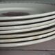 Set of 7 flat plates Badonviller Germaine