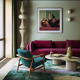 Duck green armchair