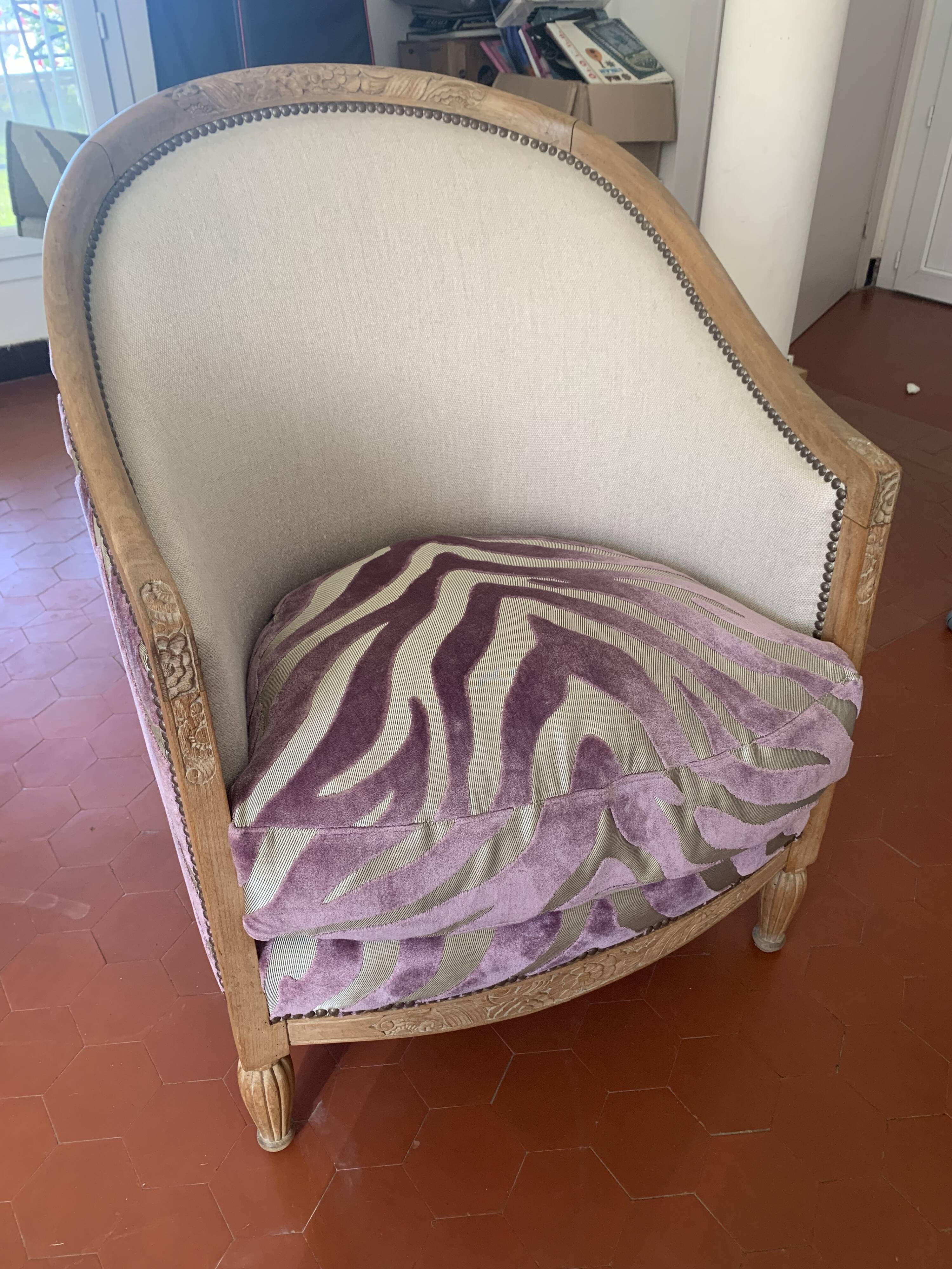 50's style toad armchairs