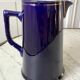 Milk pot blue king Salins art deco 30s