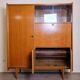 Vintage secretary cabinet from the 60s in teak