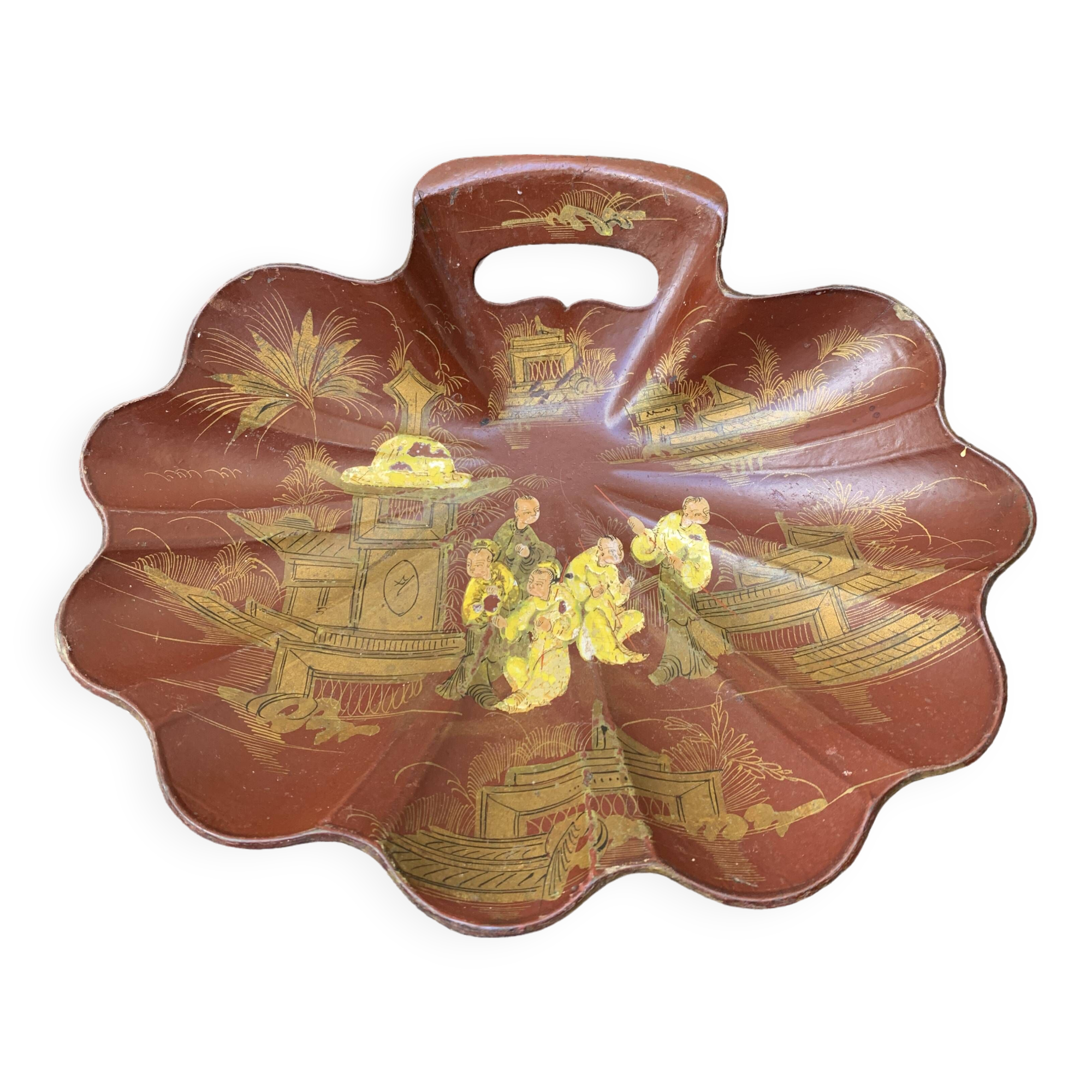 Napoleon III boiled cardboard crumb catcher