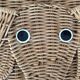 Wicker toy chest