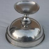 Coupe en metal argente de style louis xvi