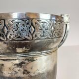 Art Deco champagne cooler with relief pattern, Sweden, 1930s