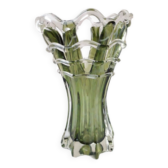 Vase en verre soufflé