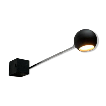 Lytegem wall lamp in minimalist mid-century space age style by Michael Lax for Lightolier USA, 1960s.