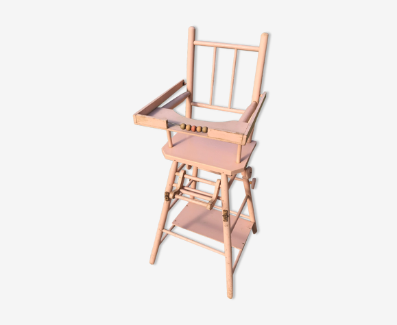 Chaise haute de poupée vintage 1950 | Selency
