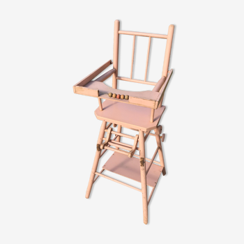 Vintage doll high chair 1950