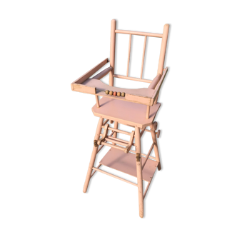 Vintage doll high chair 1950