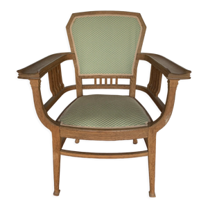 Fauteuil Art Déco en chene massif