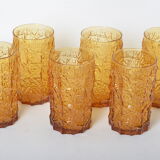 Verres ambrés Withefriars Geoffrey baxter