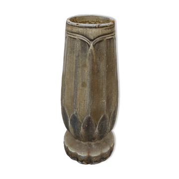 Old vintage cast iron vase