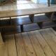 Antique wooden shelf